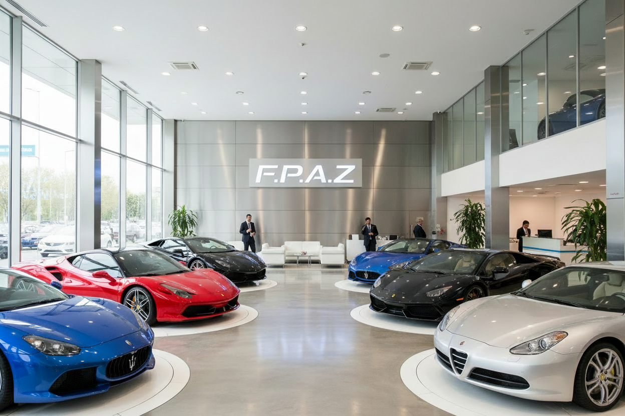 possiamo sostituire la scritta vendita auto con F.P.A.Z